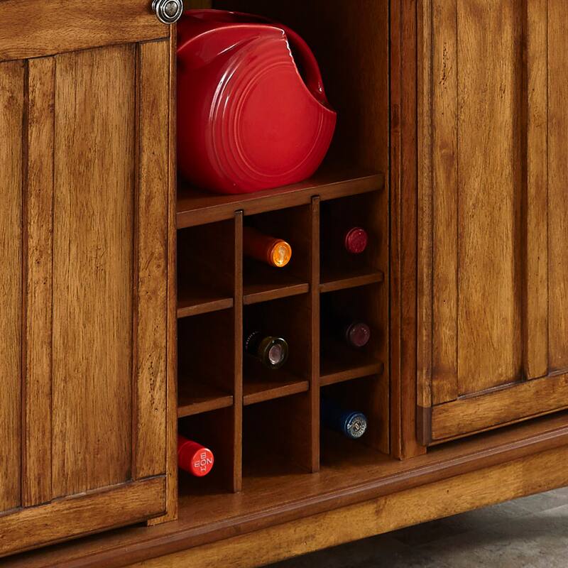 Homestyles Buffet Of Buffets Brown Wood Buffet - 42" x 17" x 36"