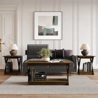 Clayfell Emporia 3 Piece Coffee Table Set - Bed Bath & Beyond - 43047409