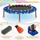 preview thumbnail 7 of 8, Gymax 36'' Mini Toddler Trampoline w/ LED Bluetooth Speaker Detachable