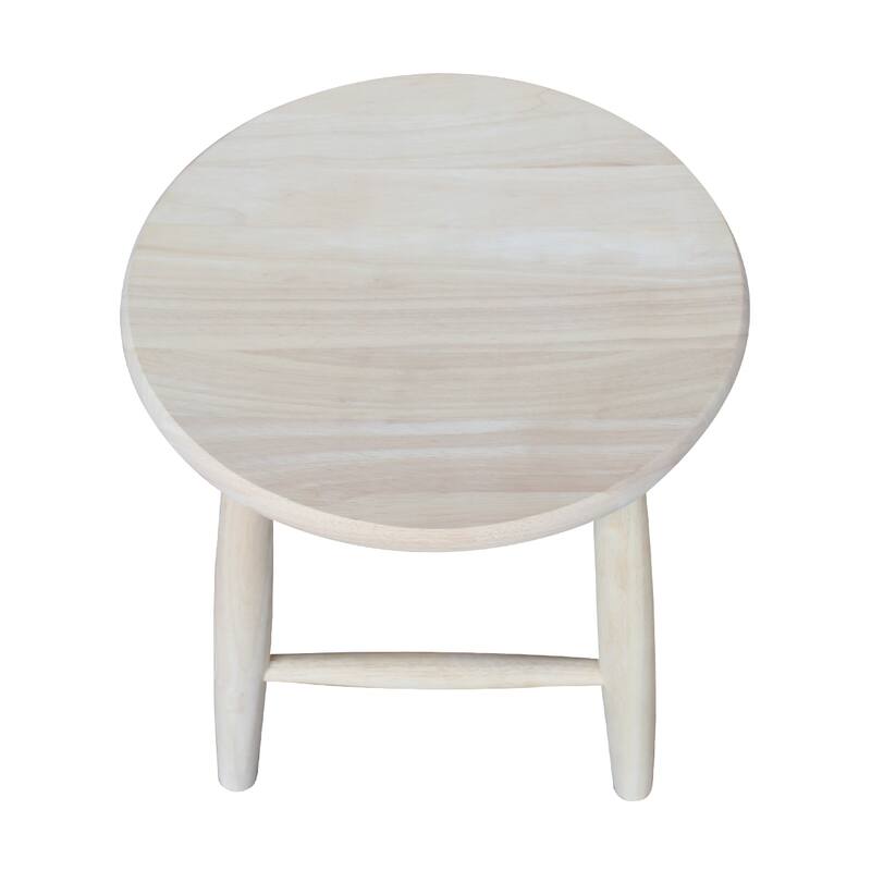 International Concepts Round Scooped Seat Stool