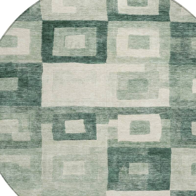 HomeRoots Geometric Transitional Rectangle Outdoor Rug