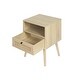 preview thumbnail 9 of 28, Rattan Nightstand Bedside Table with Rattan Drawers