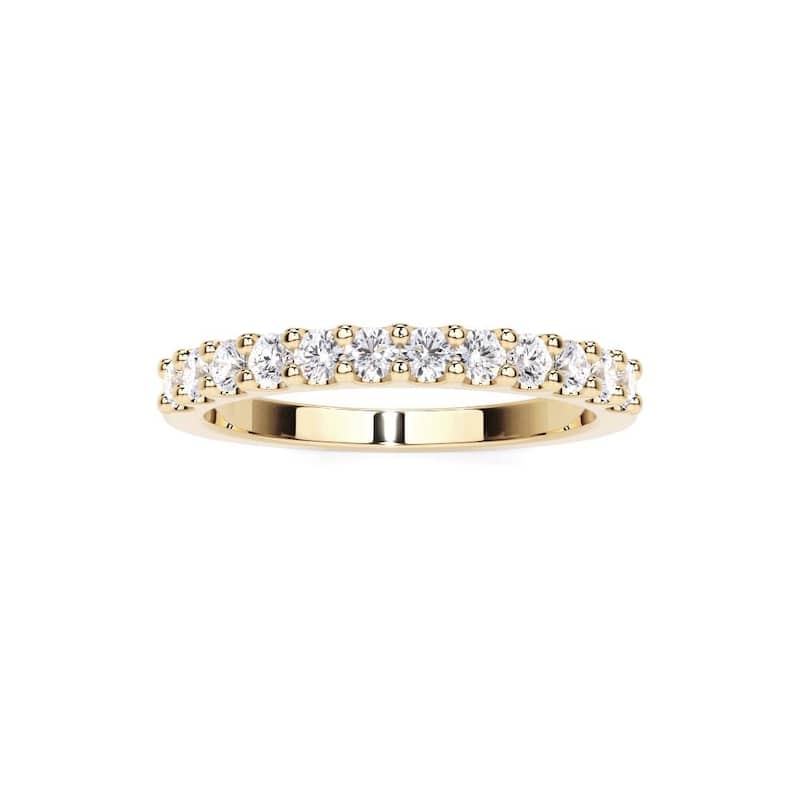 Vault Classics 0.50ct TW Natural Diamond Band (I VS2) - 4 - Yellow
