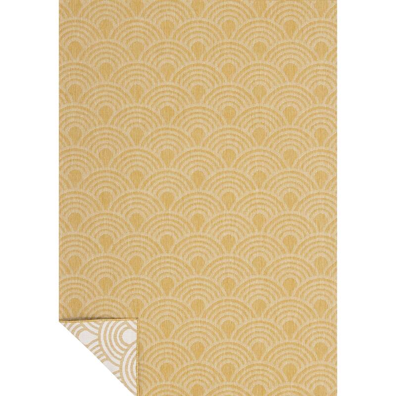 HomeRoots Geometric Modern Rectangle Area Rug - 5' X 8'