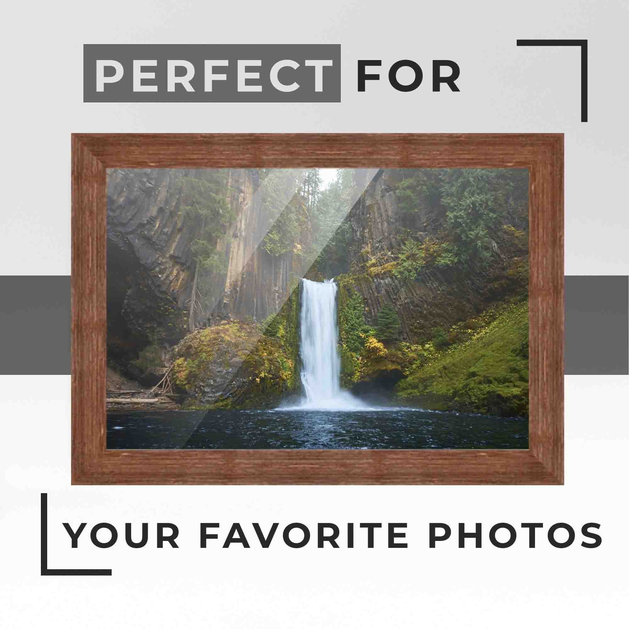 16x24 Picture Frame - Rustic Picture Frame Complete With UV