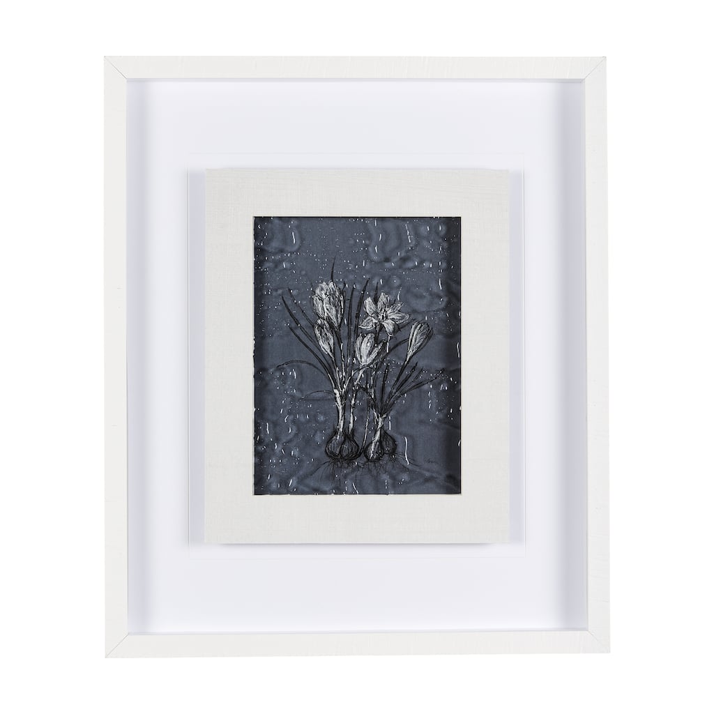 Botanical Sketches V (Blue) Framed Art Print