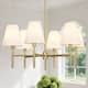 Option White Shade / Gold Fixture