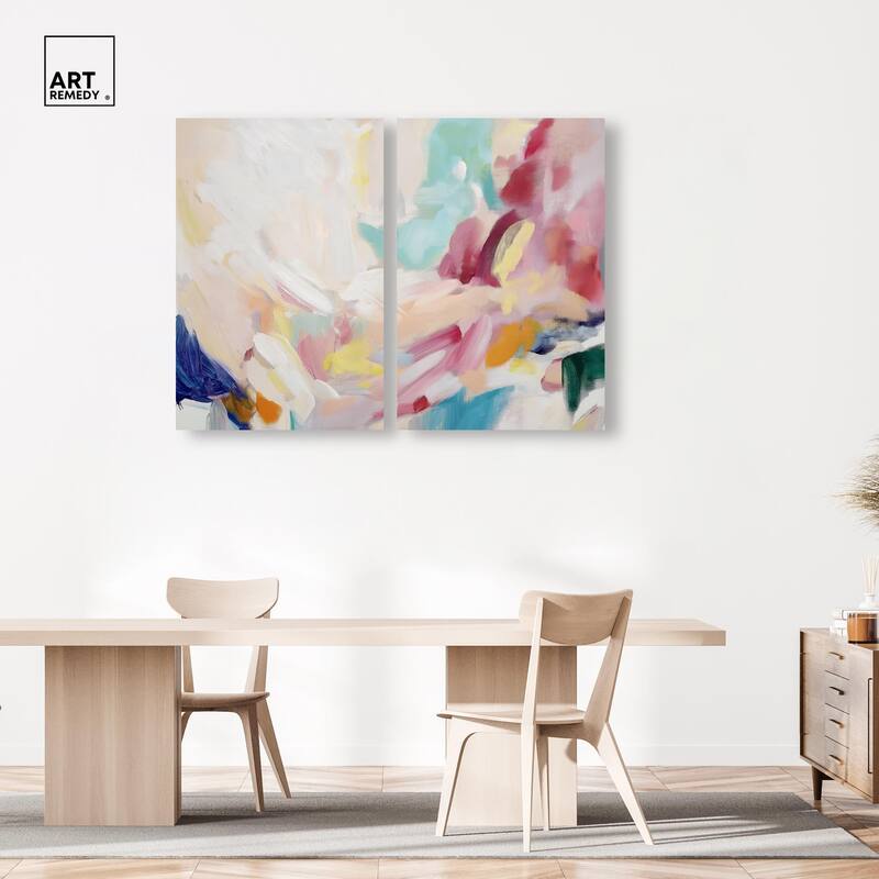 Unbridled Spirit I Canvas Set of 2 by Art Remedy, Gallery Wrapped