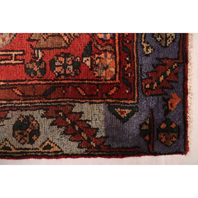 ECARPETGALLERY Hand-knotted Andelz Blue Wool Rug - 4'2 x 6'11