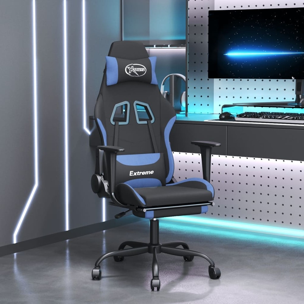 VECELO Gaming High Back Computer Racing Ergonomic Adjustable Swivel Chair  With Footrest(4 Color Option) - Bed Bath & Beyond - 33329733