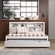 preview thumbnail 9 of 15, Twin Bookcase Daybed in White