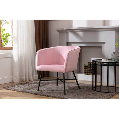 Porthos Home Belia Velvet Dining Chair, Rust-resistant Steel Legs