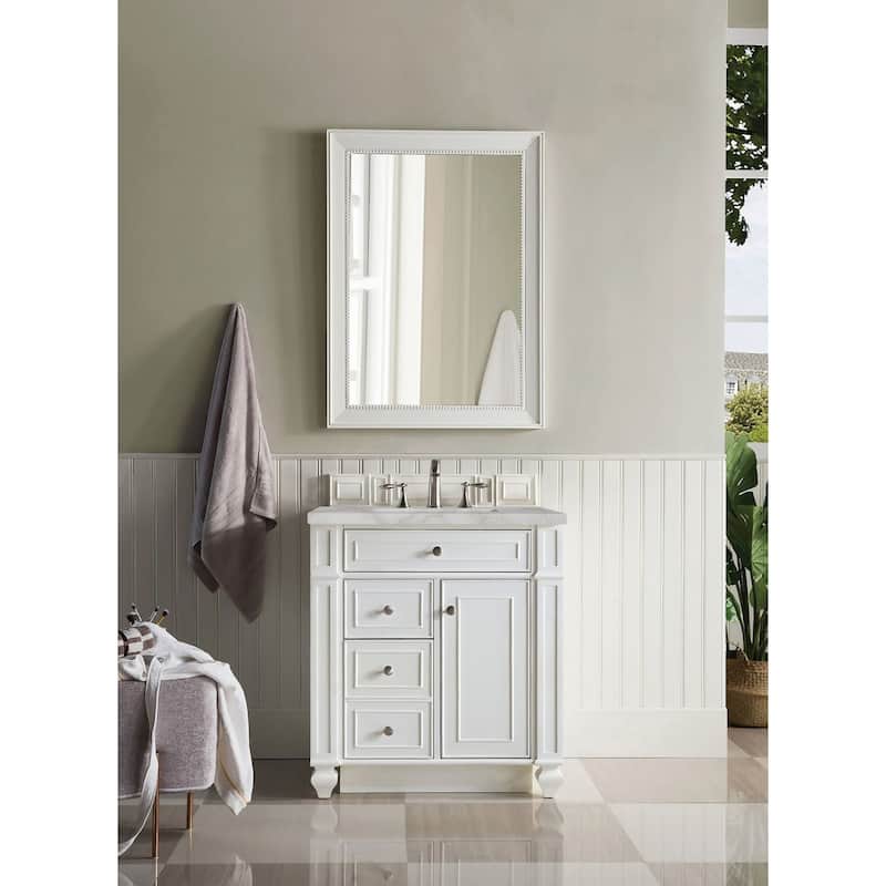 James Martin Vanities 157-V30-3VSL Bristol 30" Single Basin Walnut