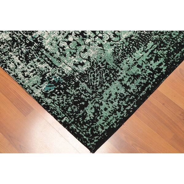 Shop Hand Made Erased Pattern Aqua Beige Flatweave Area Rug Polypropylene Modern Contemporary Oriental Area Rug 5x7 5 2 X 7 4 Overstock 31523674
