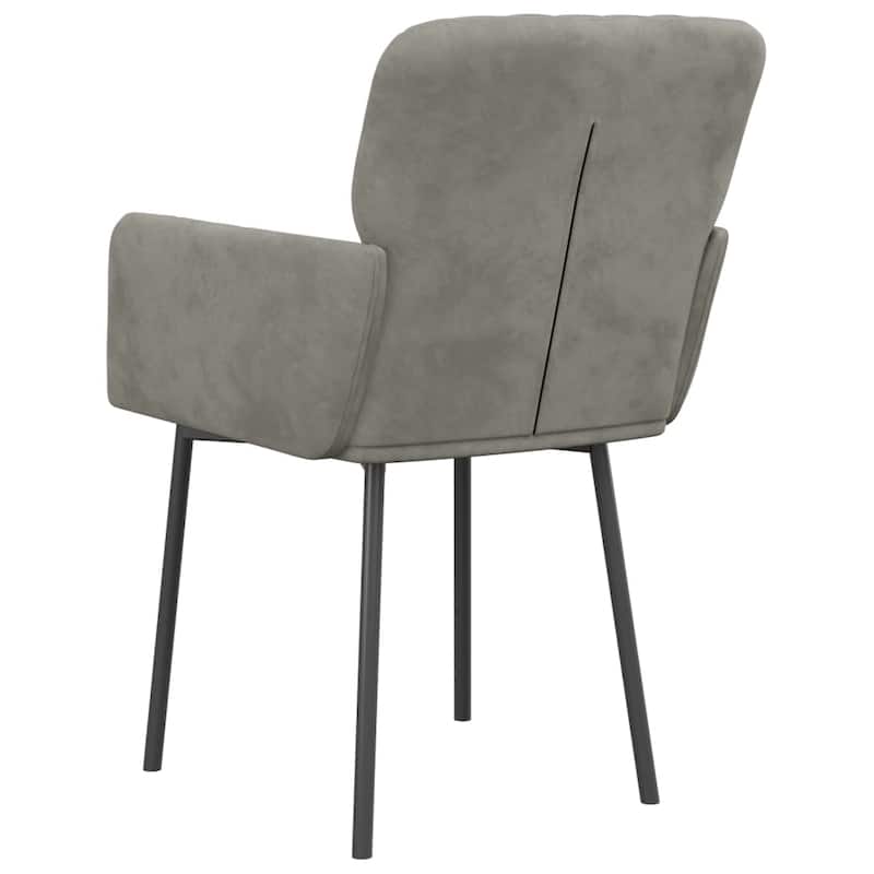 vidaXL Dining Chairs 2 Pcs Accent Upholstered Chair for Living Room Velvet - 20.3" x 24" x 30.9"