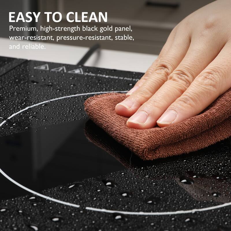 1000W+800W Electric Induction Cooktop with 2 Burner