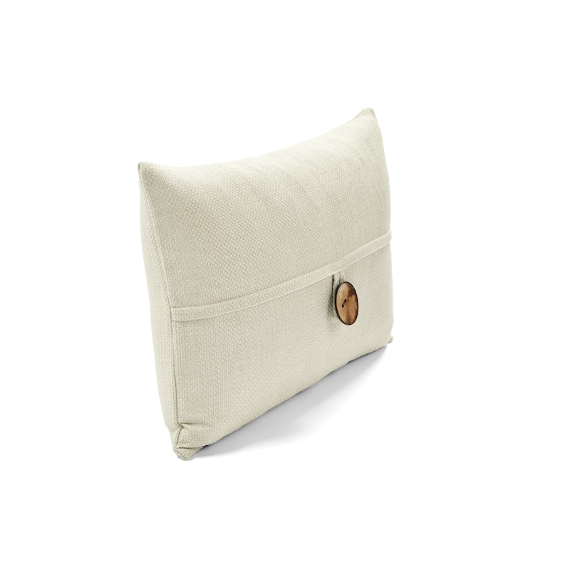 Lush Decor Clayton Woven Button Decorative Pillow Cover
