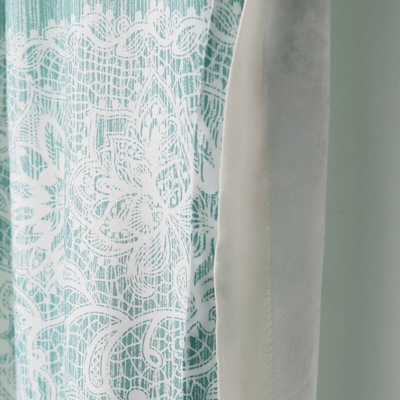 Home Soft Things Emma Printed 2 Piece Curtain Set
