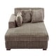 preview thumbnail 138 of 150, 42" W Plush Corduroy Upholstered Chaise Lounge Sleeper for Living