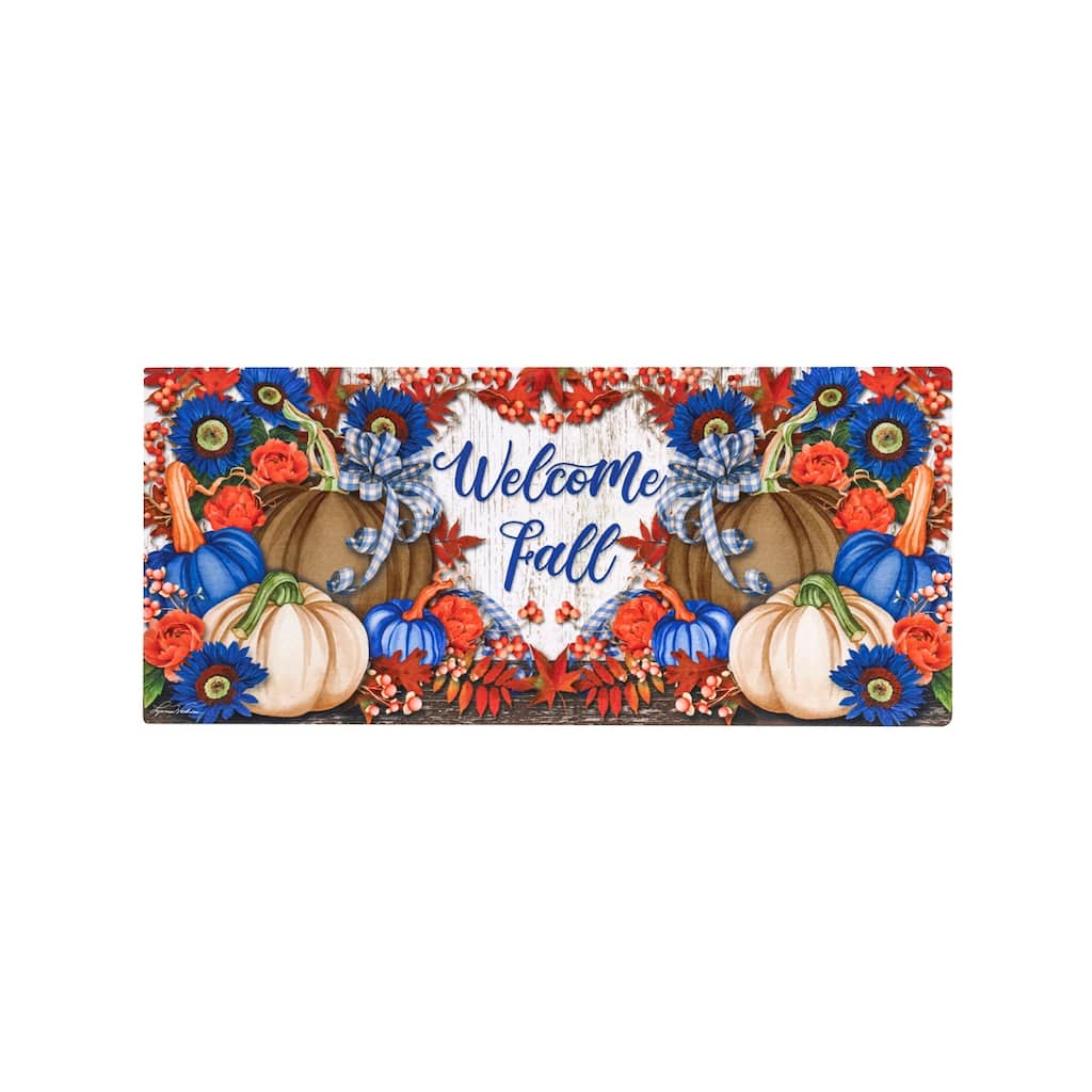 Welcome Fall Neutral Sassafras Mat