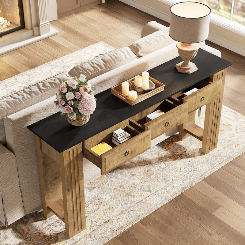 Console Table with Drawers