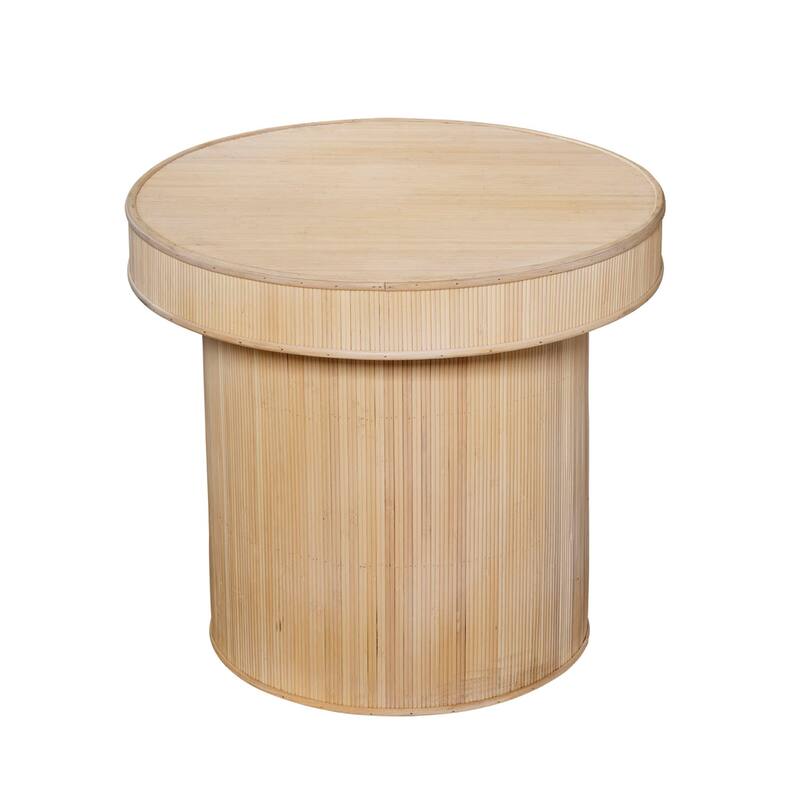 Alden Decor Eden Bamboo Side Accent Table - Natural
