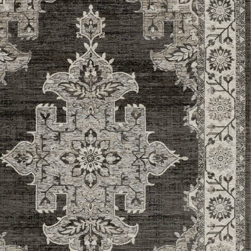 HomeRootsMedallion Traditional Rectangle Area Rug