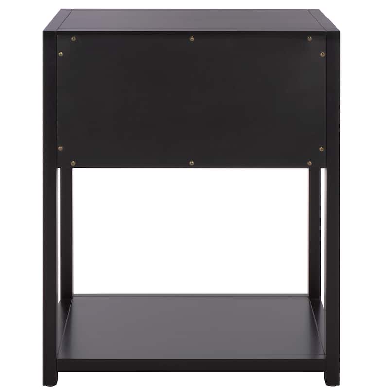 SAFAVIEH Maci 1-Drawer 1-Shelf Accent Table Nightstand