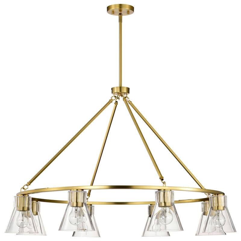 Nuvo Lighting 60/8336 Gianna 8 Light 40" Wide Ring Chandelier
