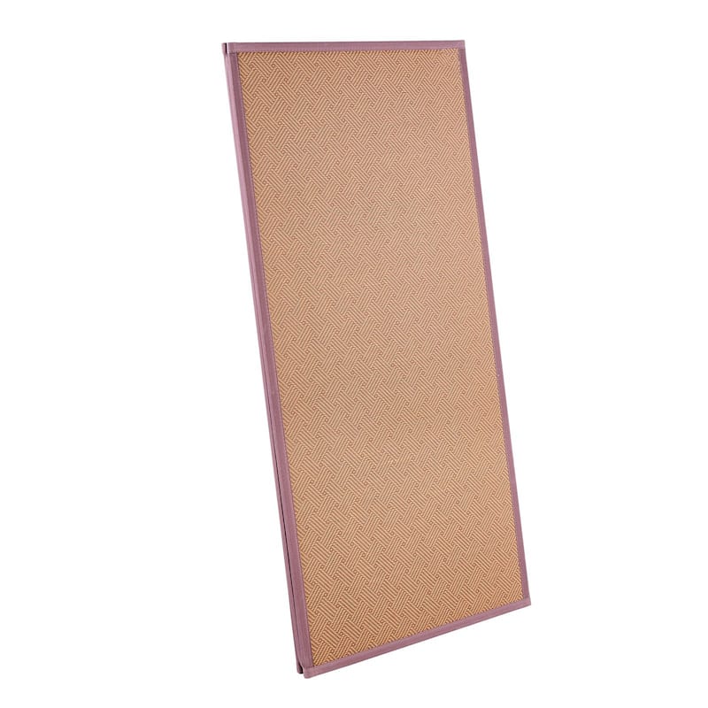 Foldable Japanese Tatami Mat Full XL 55'' x 80'', Non-Slip Rattan Mattress - 80 x 55 x 0.5 in