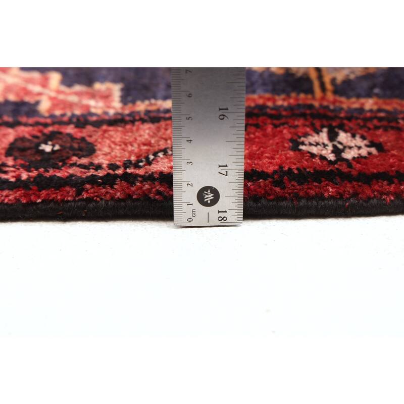 ECARPETGALLERY Hand-knotted Konya Anatolian Black, Red Wool Rug - 3'7 x 9'7