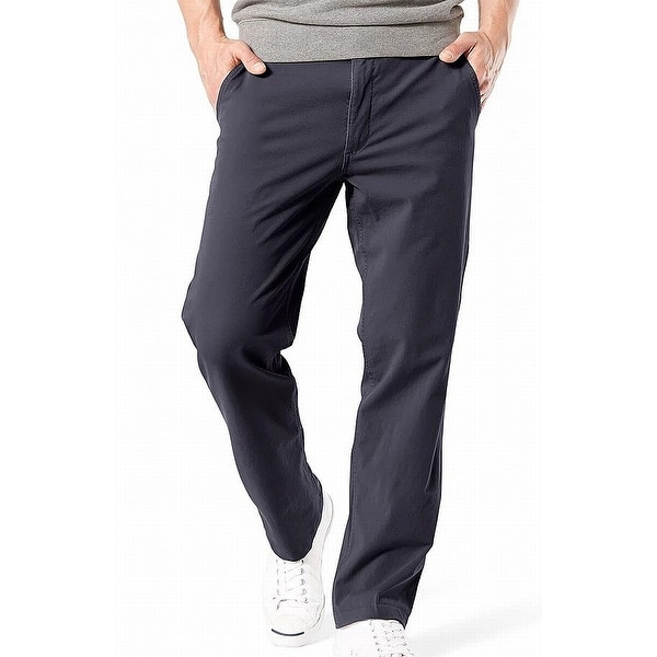 Dockers Mens Pants Navy Blue Size 38X34 Straight Fit Khaki Stretch. Opens flyout.