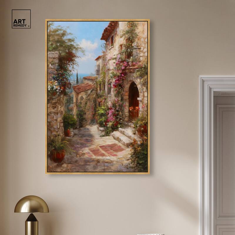 Mediterranean Charm I Canvas by Art Remedy