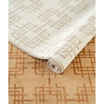SAFAVIEH Couture Hand-knotted Jyotsna Wool/ Silk Rug