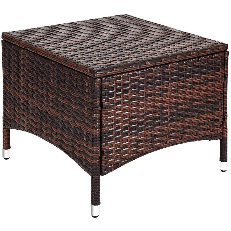 3PCS Outdoor Patio Rattan Wicker Furniture Set