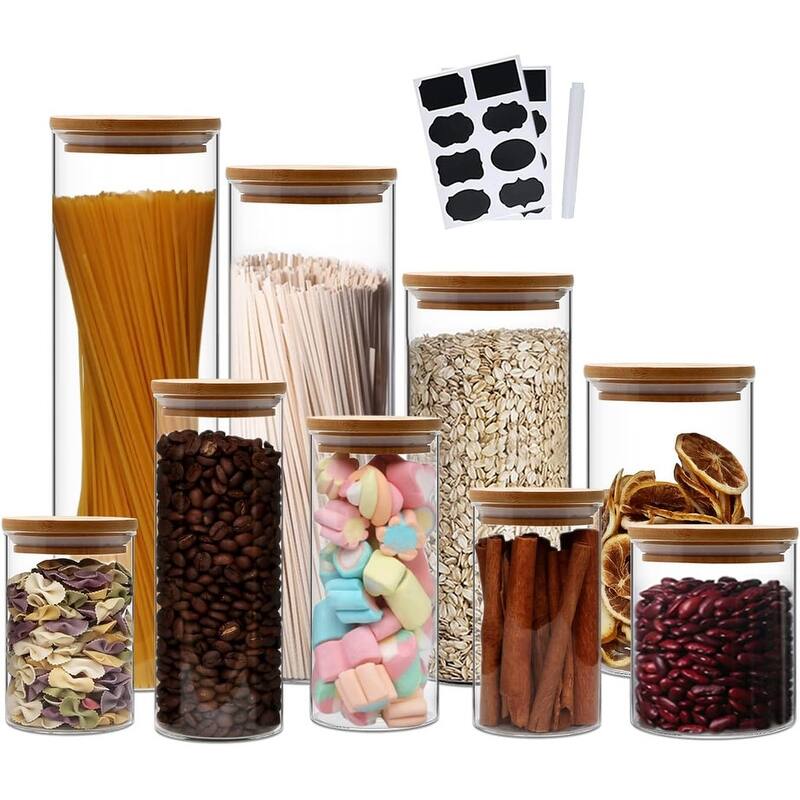 Glass Storage Containers with Bamboo Lids Bed Bath & Beyond 39915309