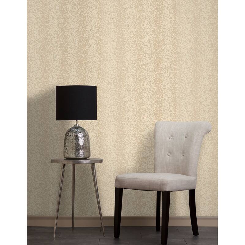 Decorline Chorale Gold Texture Wallpaper - 20.5in x 396in x 0.025in