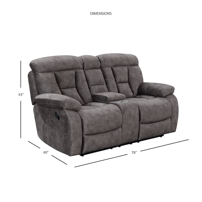 Steve Silver Barstow Reclining Sofa Seat Set