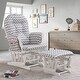 preview thumbnail 13 of 28, Rejoice Glider Rocking Chair with Ottoman