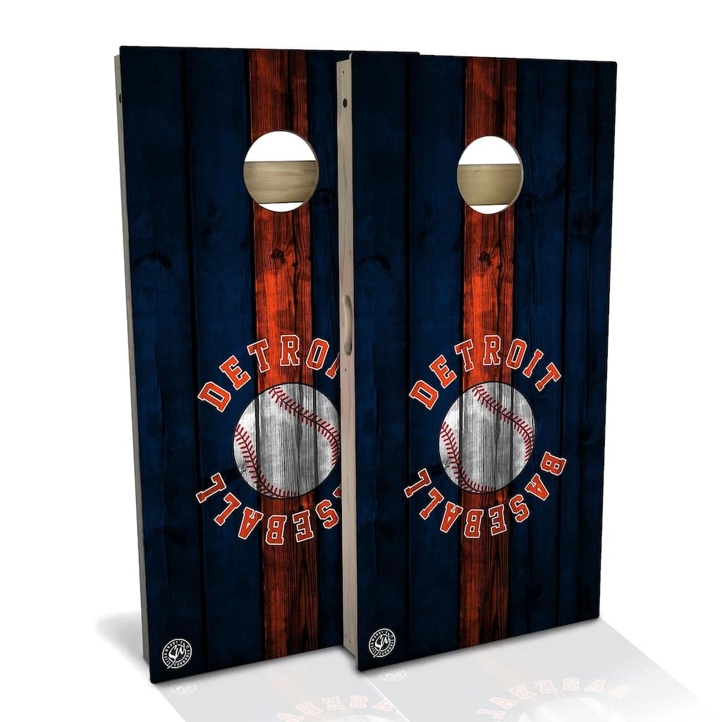 Detroit Baseball Outdoor Cornhole Board Set