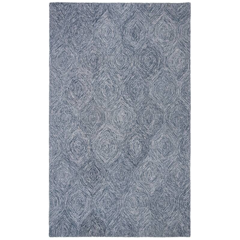 SAFAVIEH Handmade Micro-Loop Bunny Wool Rug