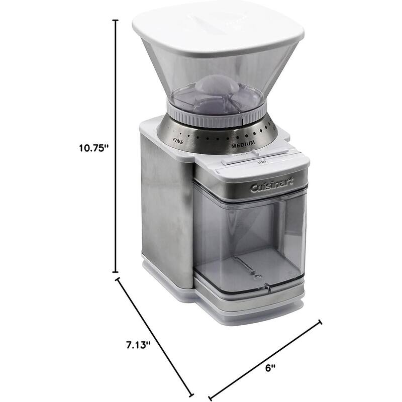 Cuisinart DBM-8 Burr Mill, Stainless Steel Electric Coffee Grinder