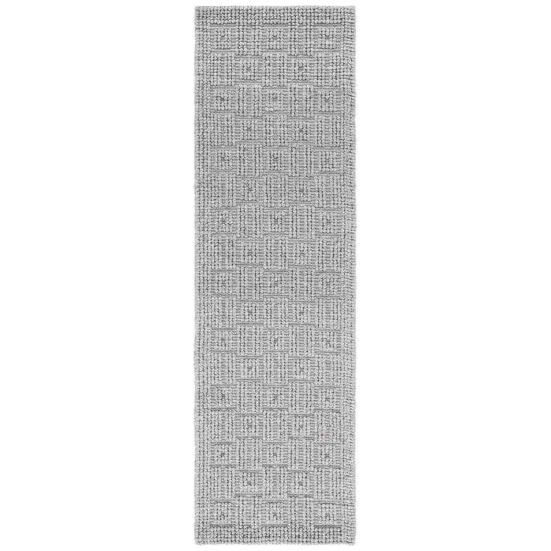 SAFAVIEH Handmade Natura Yurie Transitional Wool Rug - 2'3" x 8' Runner - Grey