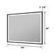 Wall Mounted Back Light Bathroom Framed LED Mirror Anti- Fog With Dimmable Light Touch Sensor And Memory Function