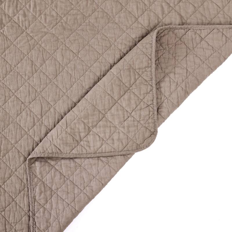Indigo Hill by HiEnd Accents Cotton Comfort Shabby Chic Bedding Lightweight 3 Piece Quilt Set