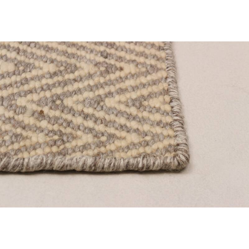 Nevada Grey Kilim 5'2" x 7'5" - 5'2 x 7'5