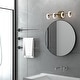 preview thumbnail 11 of 17, Glow's Avenue 4-Light Dimmable Loop Ring Bathroom Vanity Light - N/A