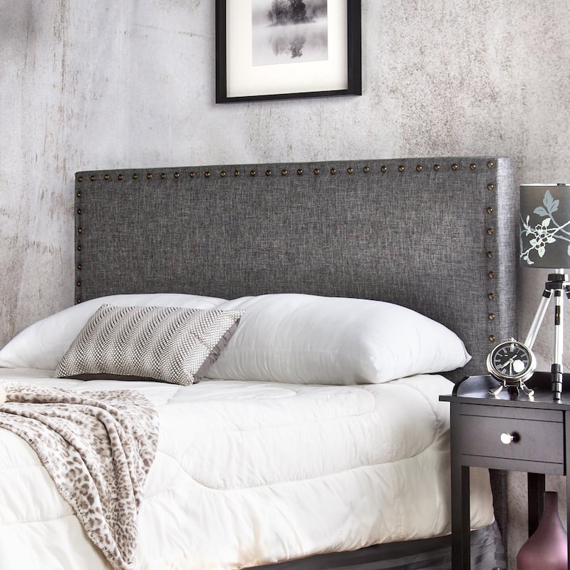Furniture of America Loto Contemporary Flax Headboard