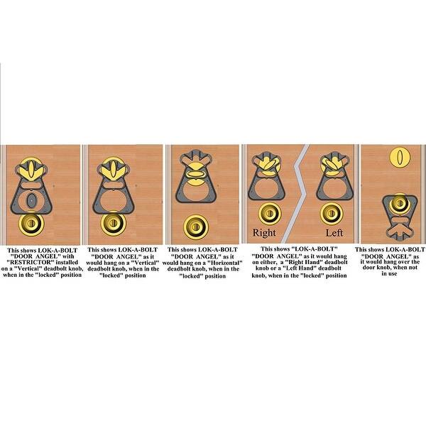 Shop The Door Angel Deadbolt Bump Key Safety Security Travel
