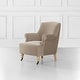 preview thumbnail 18 of 30, Eloise 30" Transitional Velvet Pleated Sock Arm Accent Chair